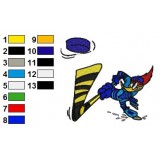 Woody Woodpecker 08 Embroidery Design